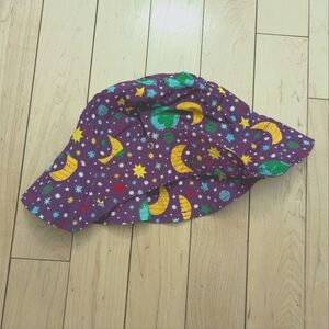 Colorful people mother Earth organic cotton sun hat